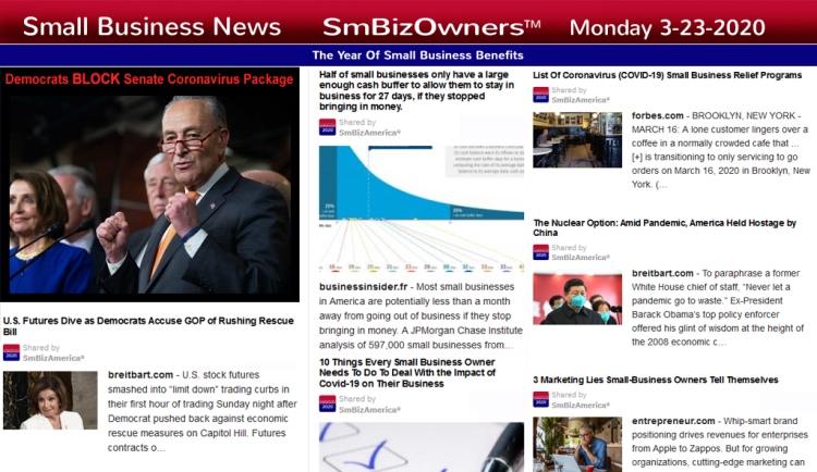 Small Business News 3-23-2020 @SmBizOwners